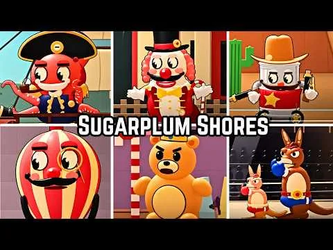 INKHEAD (Cuphead) - WORLD 2: Sugarplum Shores - Full Walkthrough - Roblox